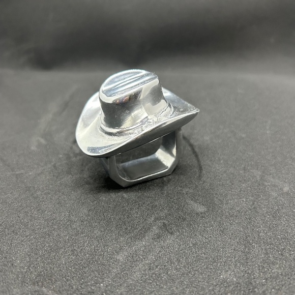 Arthur Court Designs aluminum western cowboy napkin rings set of 4 - Picture 10 of 16
